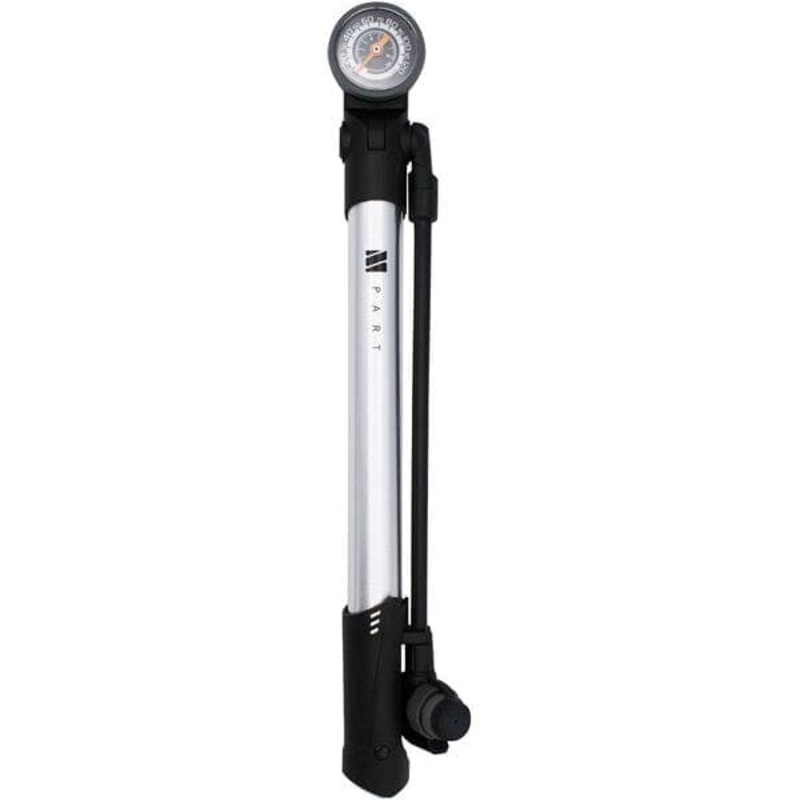 M Part Mini Floor Pump with Dial Gauge