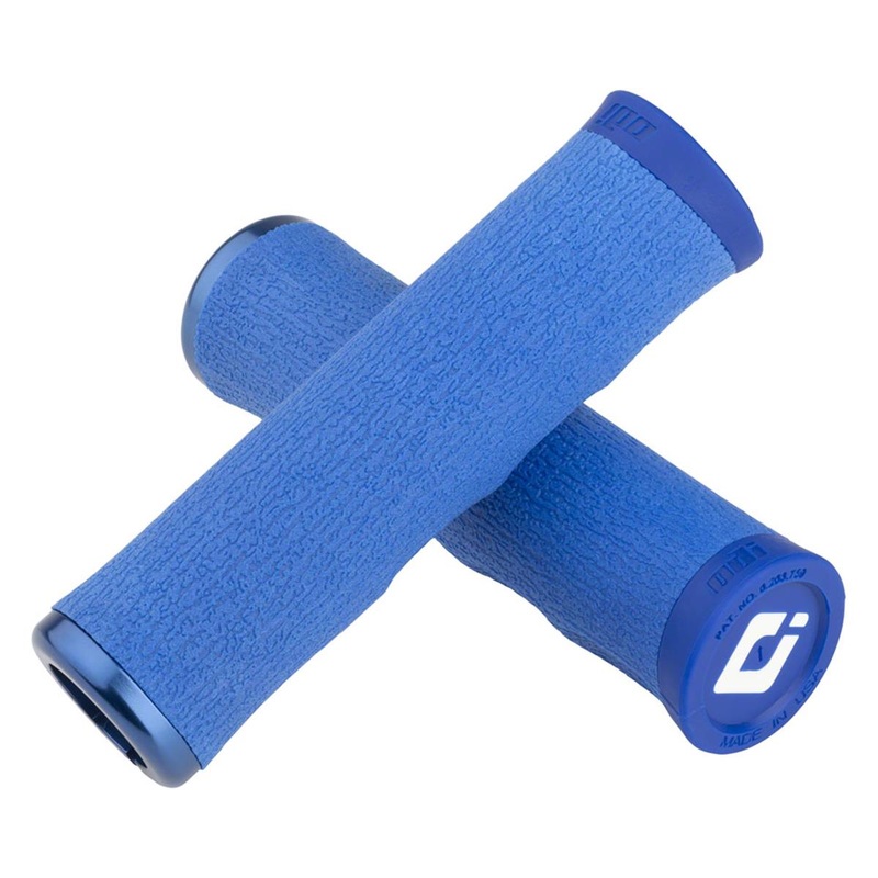 ODI F-1 Dread Lock Grips (Blue) (Lock On) (130mm) (Pair)