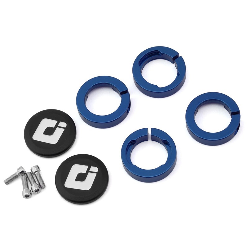 ODI Lock Jaw Clamps (Blue) (w/ Snap Caps) (Set of 4)