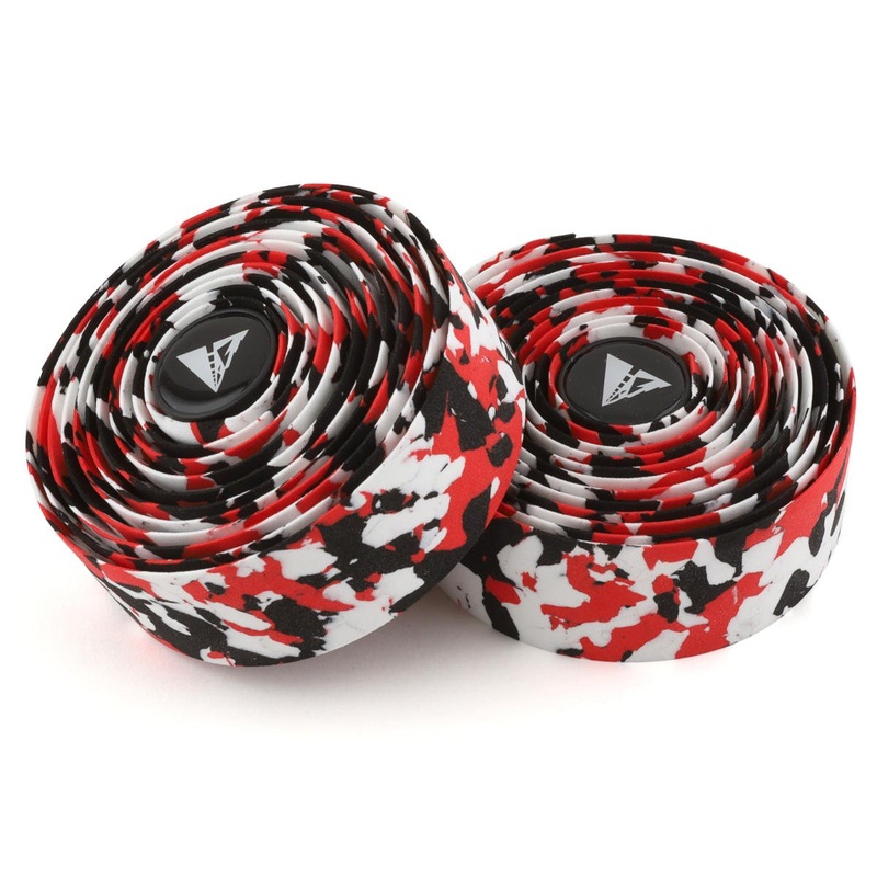 Profile Design Cork Handlebar Tape (Black/Red/White Splash)