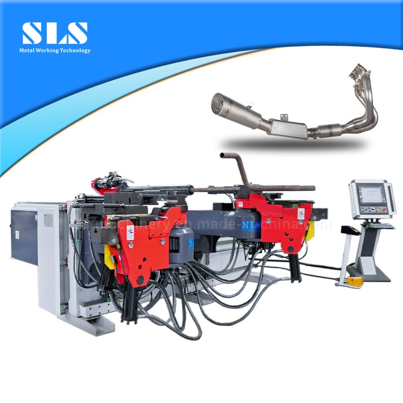 China Favorite Two Head 3D Automatic Bicycle Frame Tube Bending Machine / Motorcycle Exhaust Pipe Rear Racks Bender