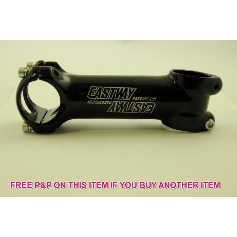 EASTWAY RACE 6061 ALLOY ULTRA-LIGHT AHEAD HANDLEBAR STEM 110mm GLOSS BLACK -50%