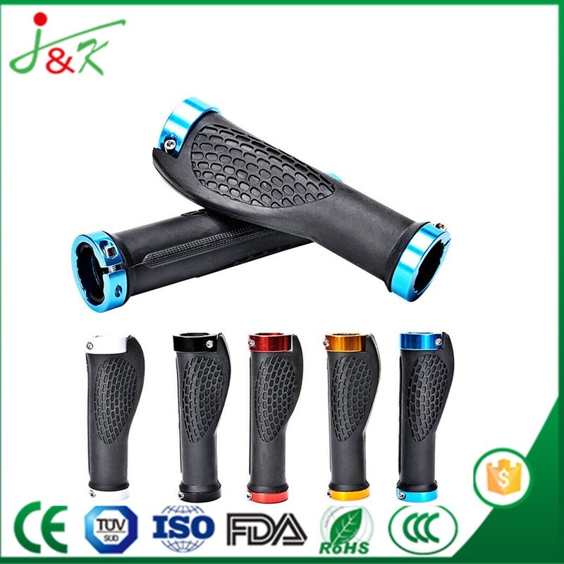Non-Slip Rubber Bicycle Handle Mountain Bike Parts Lock Bicycle Motorcycle Rubber Handle Grip