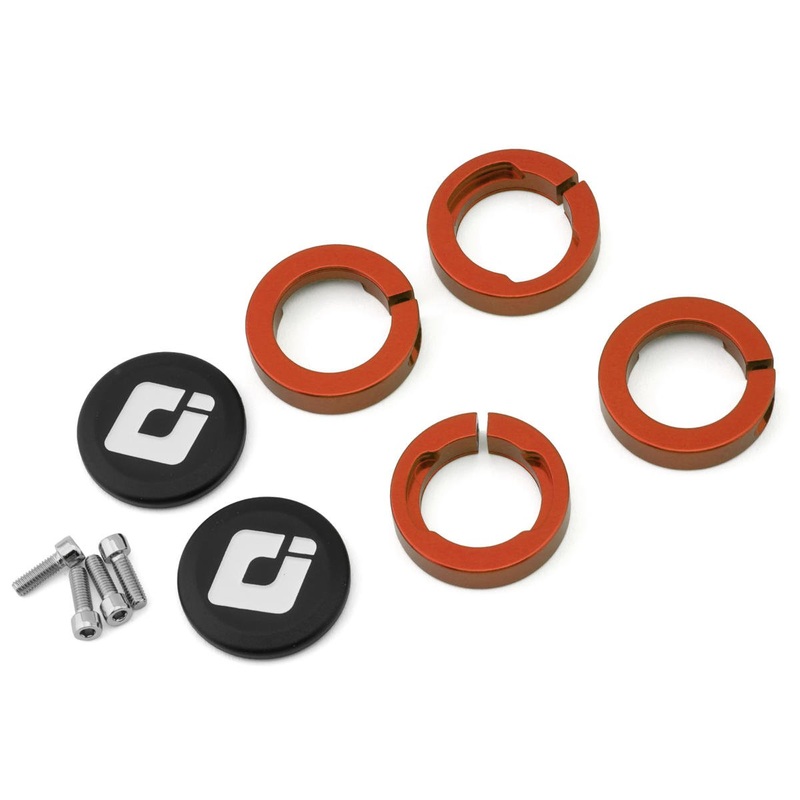 ODI Lock Jaw Clamps (Orange) (w/ Snap Caps) (Set of 4)