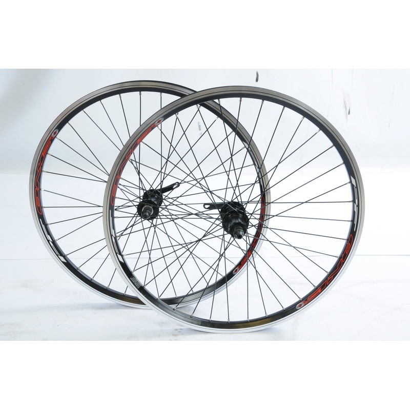 PAIR 24 JNR MTB BIKE WHEELS 507 x 19c 8-9 SPEED CASSETTE HUBS DUAL WALL RIMS