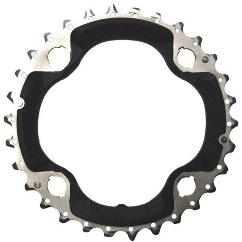 Shimano Deore FC-M6000 Deore 10 speed triple middle chainring 30T-AN, black