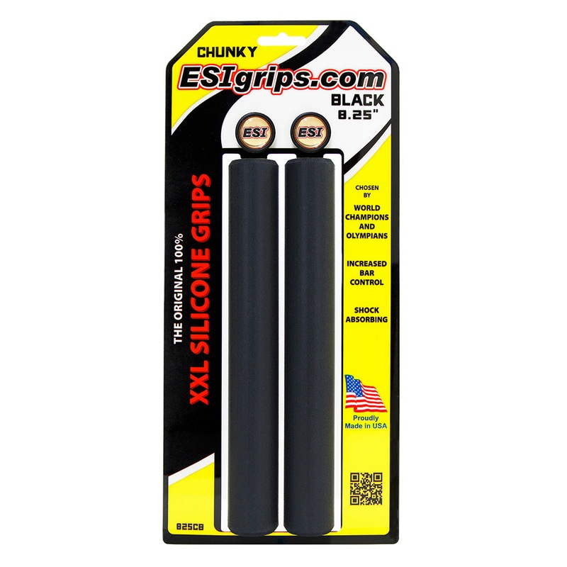 ESI XXL 8.75 Long Grips|ESI Grips XXL 8.25″ Chunky 32mm Black|ESI Grips XXL 8.25″ Extra Chunky 34mm Black