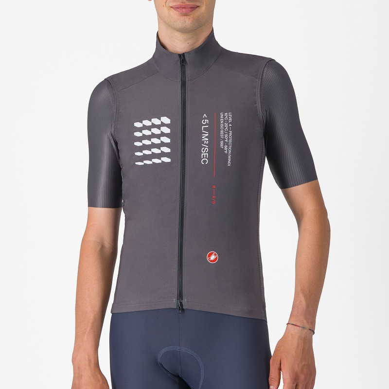 Gilet Castelli Espresso R-A/D – Grigio