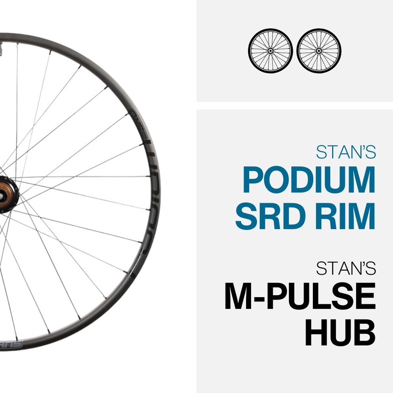PODIUM SRD ON M-PULSE – 29 WHEELSET