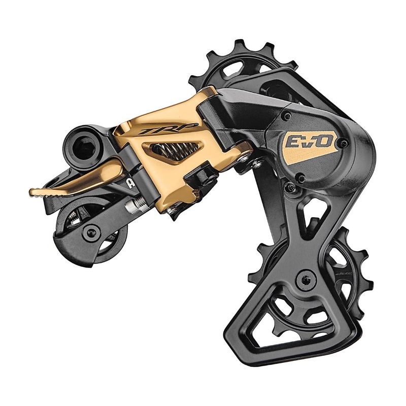 TRP – EVO 7 DH Derailleur|TRP EVO7 Rear Derailleur (RD-M9070), 7 Speed, High Polished Gold, 26T Max, Short Cage|TRP EVO7 Rear Derailleur (RD-M9070), 7 Speed, High Polished Black, 26T Max, Short Cage