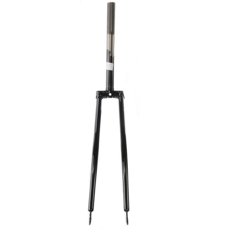 VINTAGE 26×1 3-8 TRADITIONAL ROADSTER BIKE FORK 1 STEERER 255mm LONG BLACK