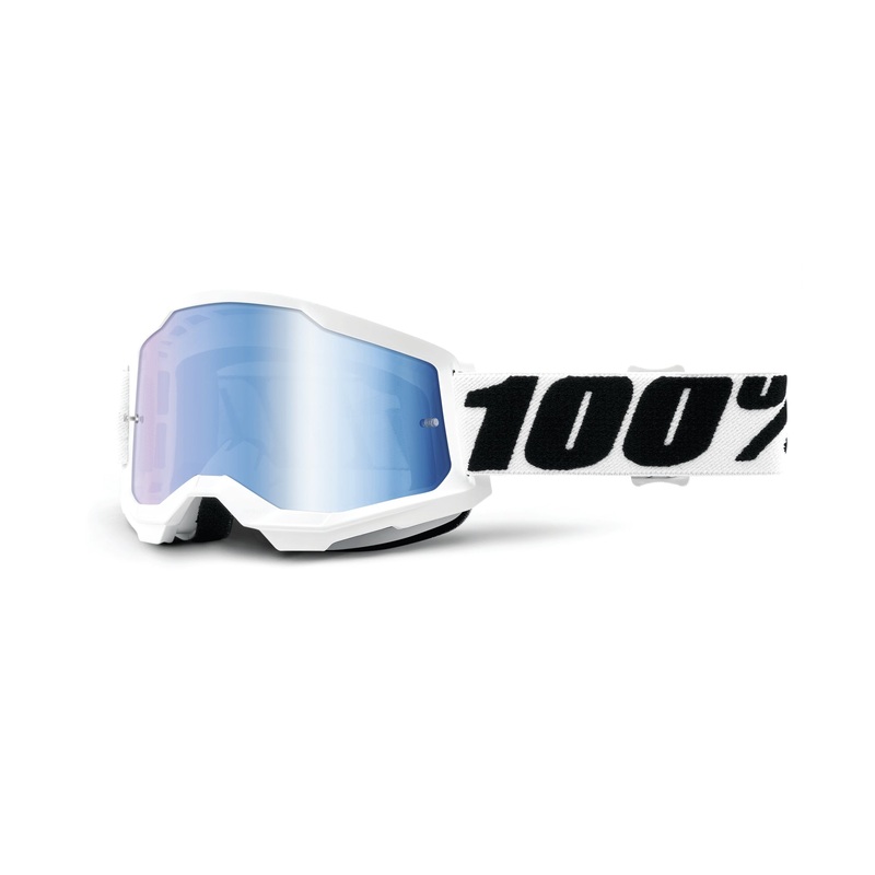 100% Strata 2 Goggle|Everest Blue|Kombat|Black