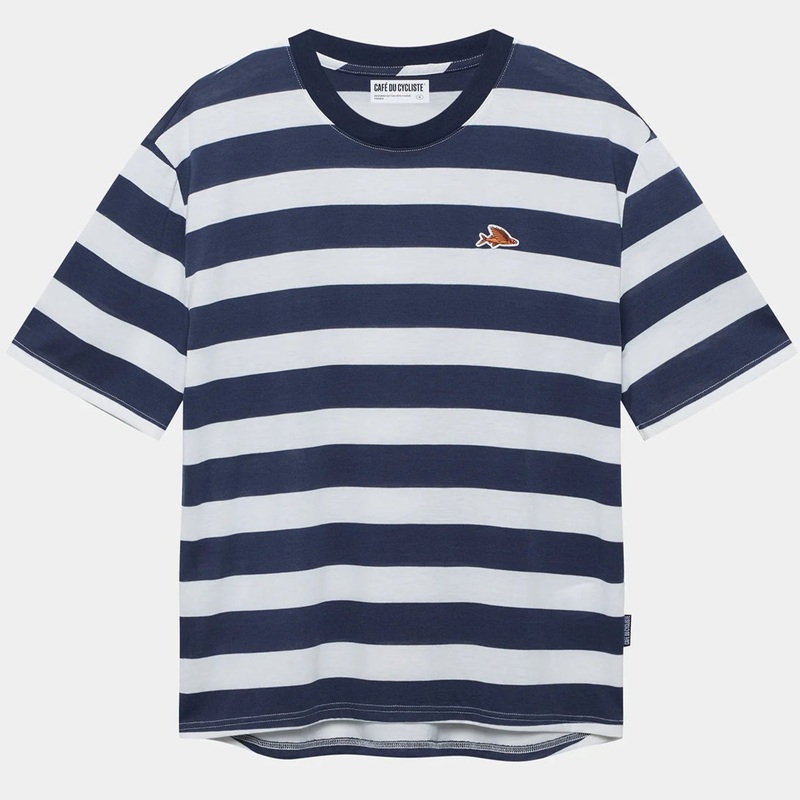 Maglia Cafe du Cycliste Sandie – Blu