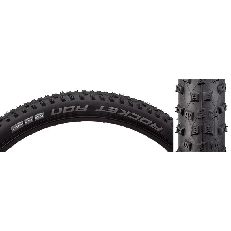 Schwalbe Rocket Ron Addix Tire 29×2.25 Folding Tubeless Ready Addix Performance TwinSkin 67TPI Black