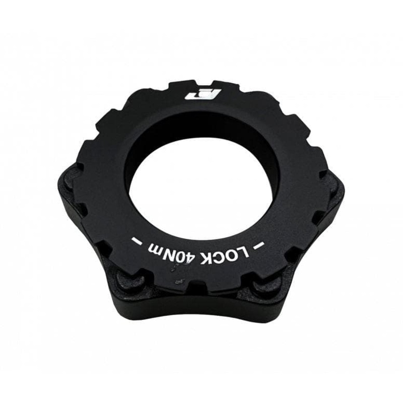 Jagwire Disc Rotor Adapter – 6-Bolt to Center Lock – Black