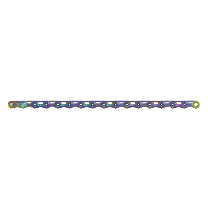 Sram Chain Red E1 Flattop W/Powerlock 12 Speed: Rainbow 126 Links