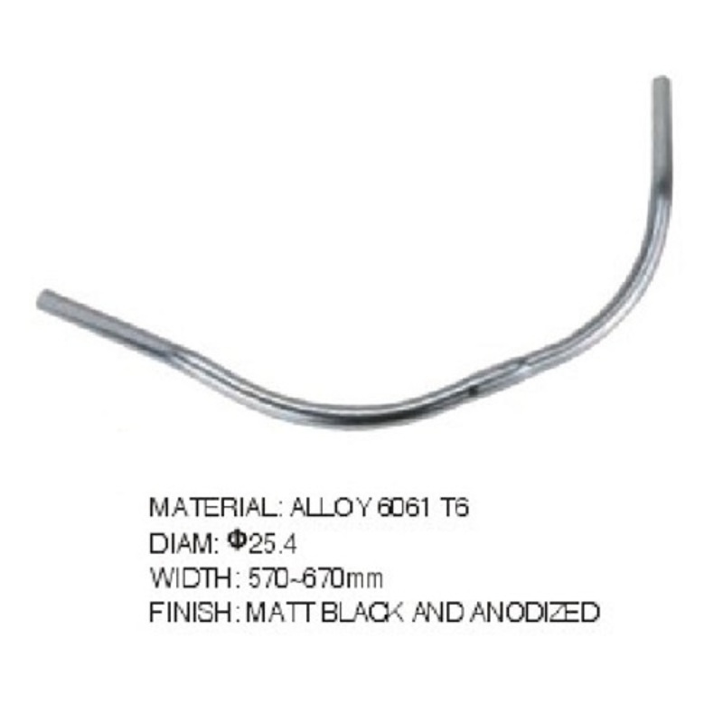 Alloy 6061 T6 Bicycle Handlebar for City Bike (HFW-025)