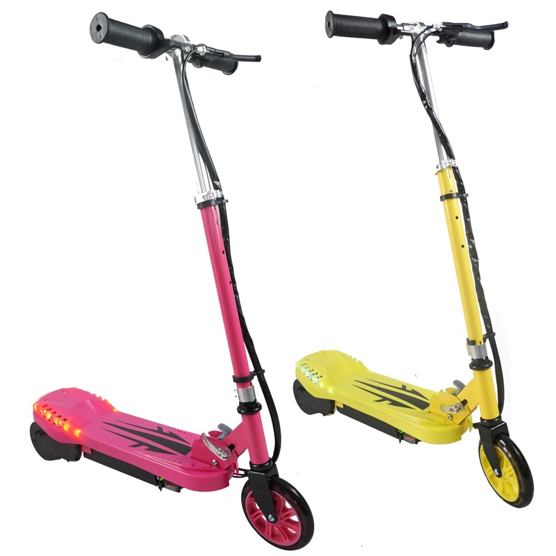 China Factory Cheap Price E-Scooter LED Light Two Wheel Kids Electric Scooter