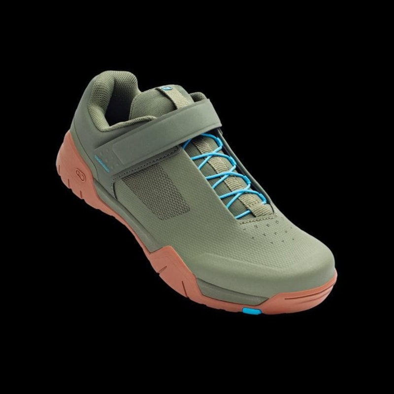 Crankbrothers Mallet E Speedlace – Green/Blue/Gum – 10.5