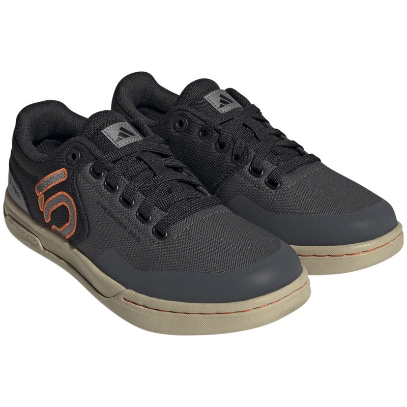 Five Ten Freerider Pro Canvas Flat Shoes – Womens Gray Six/Gray Four/Impact Orange 7
