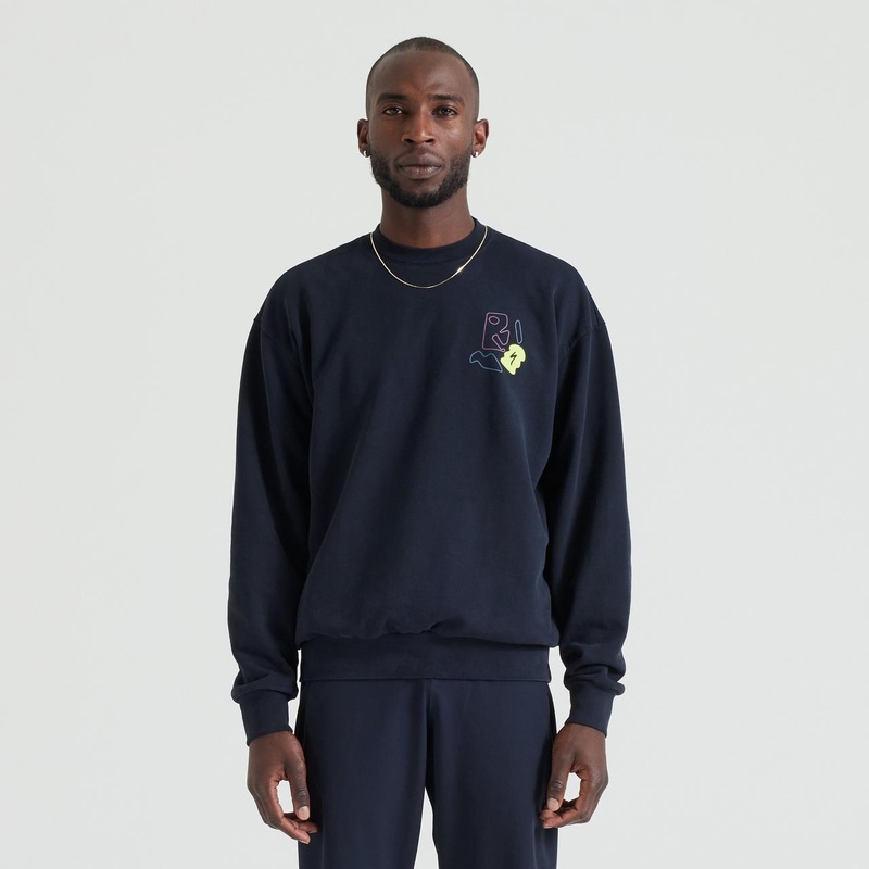 Graphic Crewneck Sweatshirt|Black Abstract|Forest Green Abstract|SM|MD|LG|XL