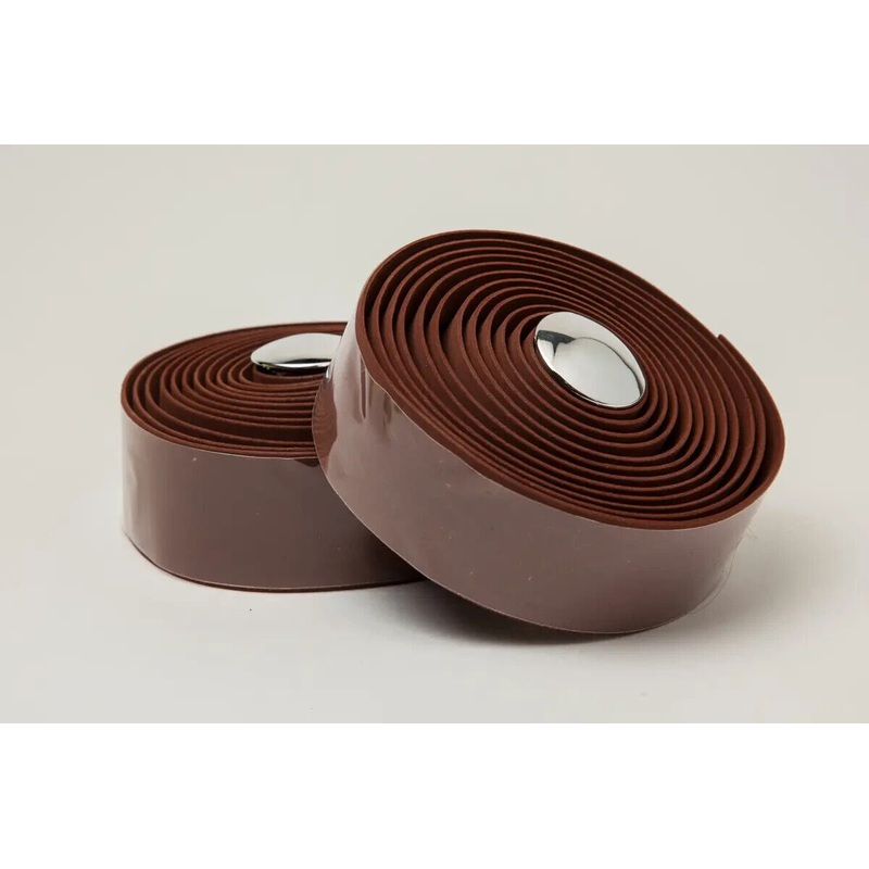 Classic Look Cork Fleck Brown Drop Bar Handlebar Tape + Bar Plug Road Bike Fixie