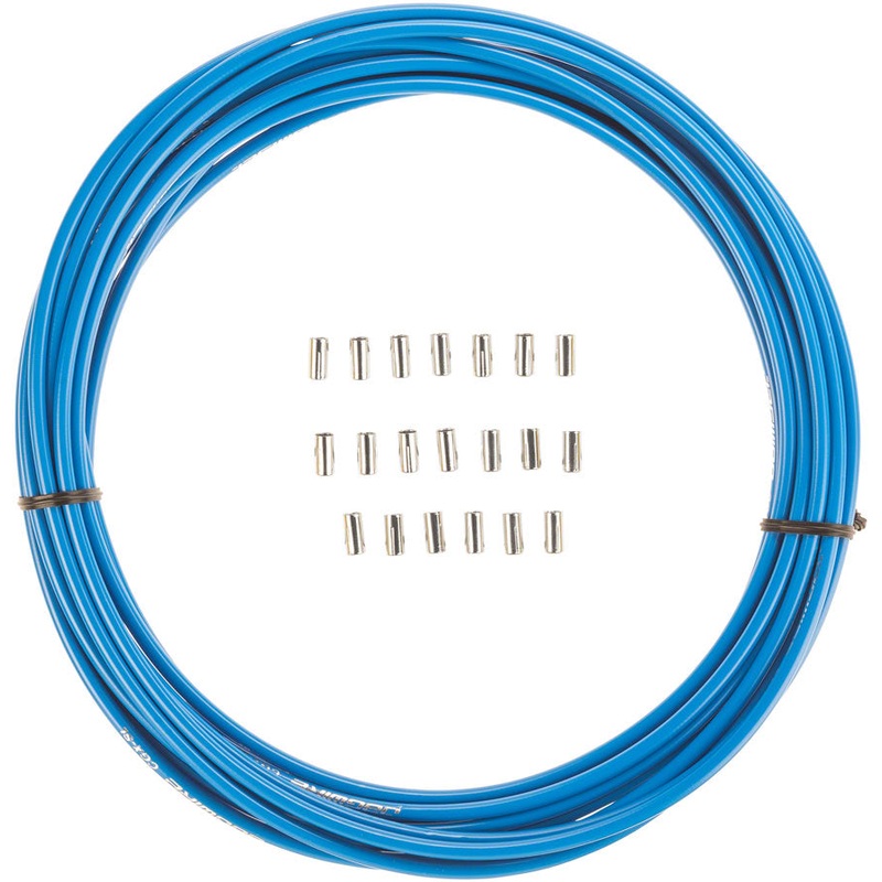 Jagwire 5mm Sport Brake Housing with Slick-Lube Liner 10M Roll Blue