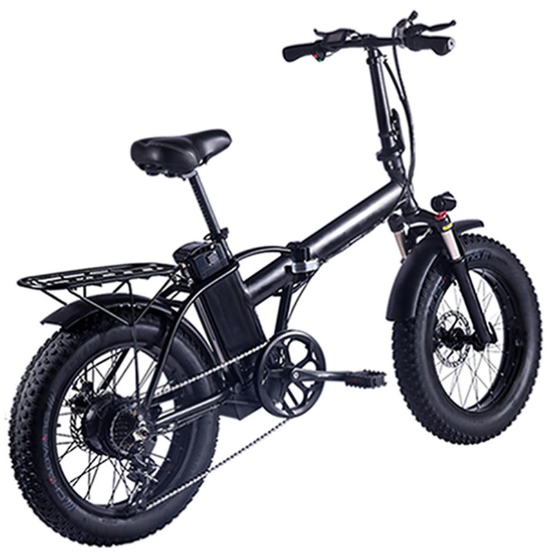 LED Display 13ah-55-60km Ebike 48V Fat Tire off Road E-Bike