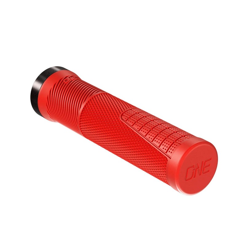 OneUp Components Thin Lock-On Grips (Red)