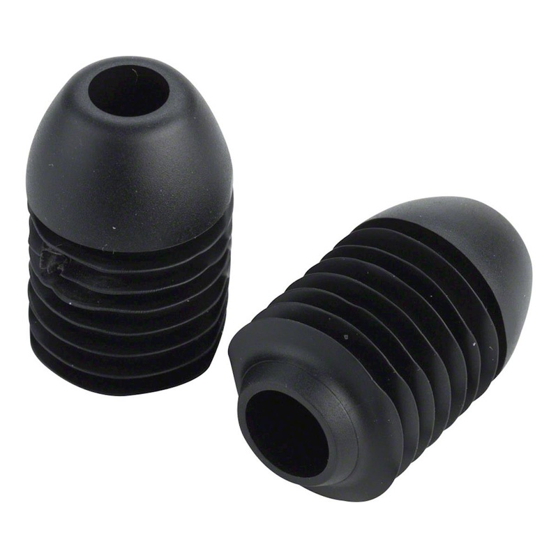 Zipp End Plugs for Vuka Extensions (Black) (2) (Cable Guides)