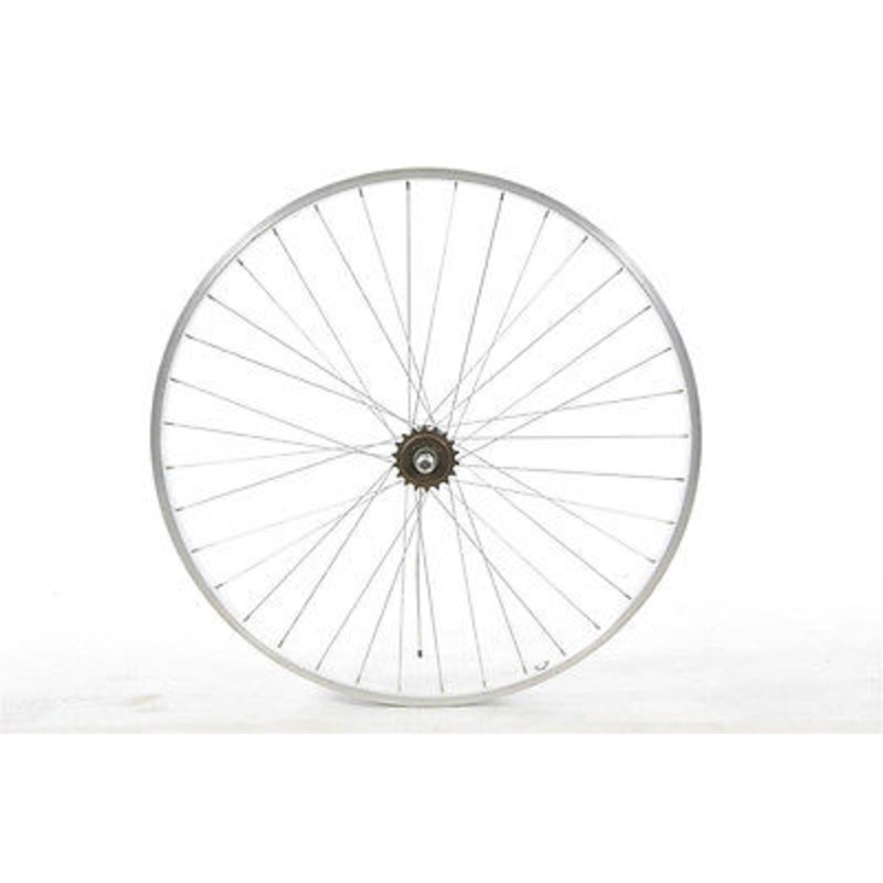 700c (622×19) SINGLE SPEED ALLOY REAR WHEEL TREKKING-HYBRID 16 TEETH FREEWHEEL