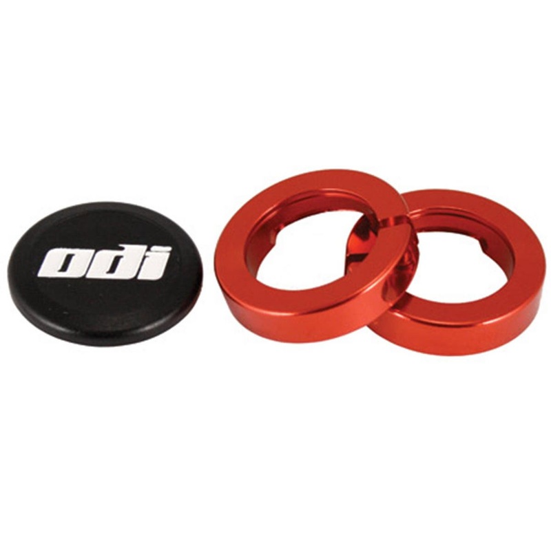 ODI Lock Jaw Clamps (Red) (w/ Snap Caps) (Set of 4)