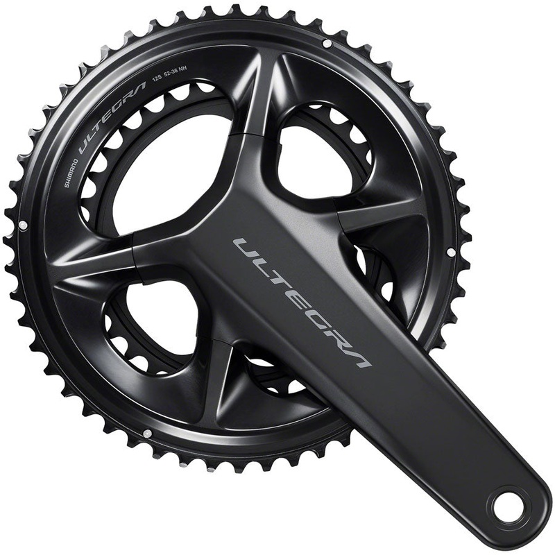 Shimano Ultegra FC-R8100 Crankset – 175mm 12-Speed 52/36t Hollowtech II Spindle Interface BLK