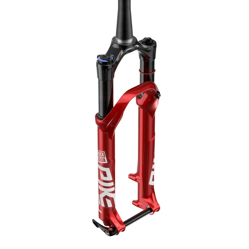RockShox PIKE DJ Fork|Default Title|RockShox Fork Pike DJ – 26″ 15×100 Solo Air 100 Electric Red, Crown AdjAlum Str Tpr Disc (includes 2 BtmTokens, Star nut, Maxle Ult) A4