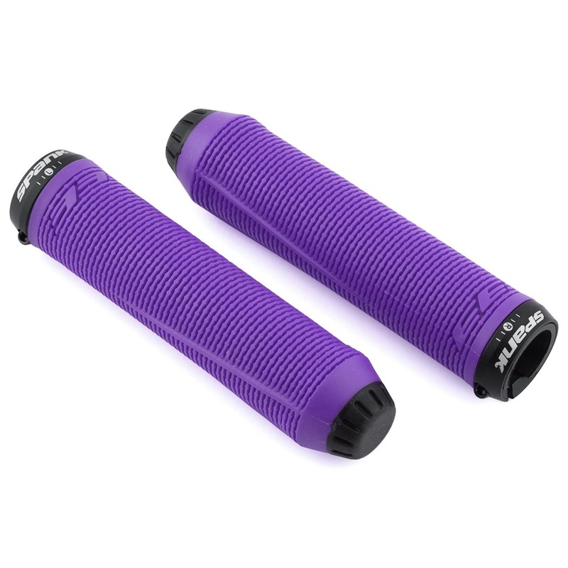 Spank Spike 33 Lock-On Grips (Purple)