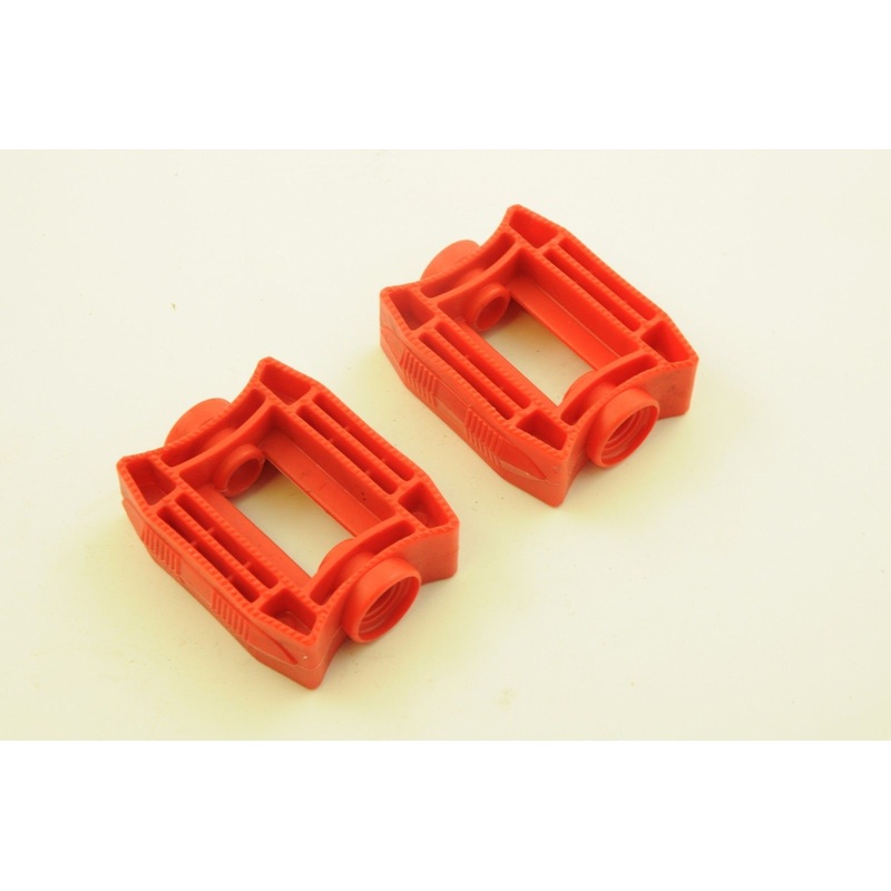 TWO RED TRICYCLE PEDAL BODIES SHELLS FOR CHILDREN’S TRIKE GO-KART BASIC BIKE TOY