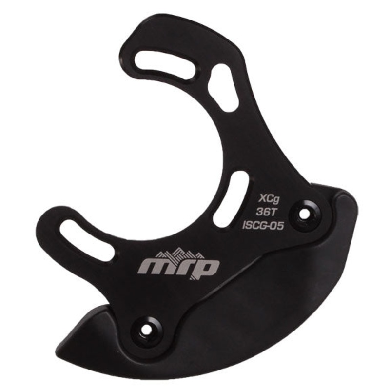 MRP XCg SL 2-Bolt Bash Guard- 36t ISCG-05 Aluminum Backplate Black