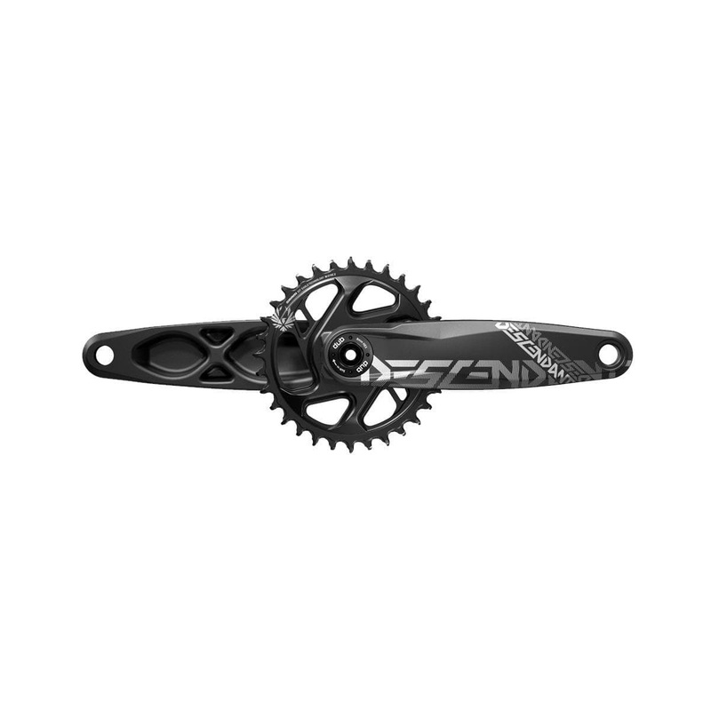 Truvativ Descendant 7K Aluminum Eagle Superboost+ Dub 12S 32T X-Sync 2 Chainring Black (Dub Cups/Bearings Not Included): Black 165Mm