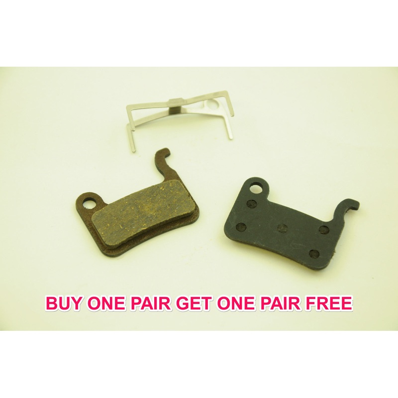 PAIR SHIMANO ORGANIC CLARKS VX824C DISC BRAKE PADS SHIMANO XTR, SAINT, DEORE LX BOGOF