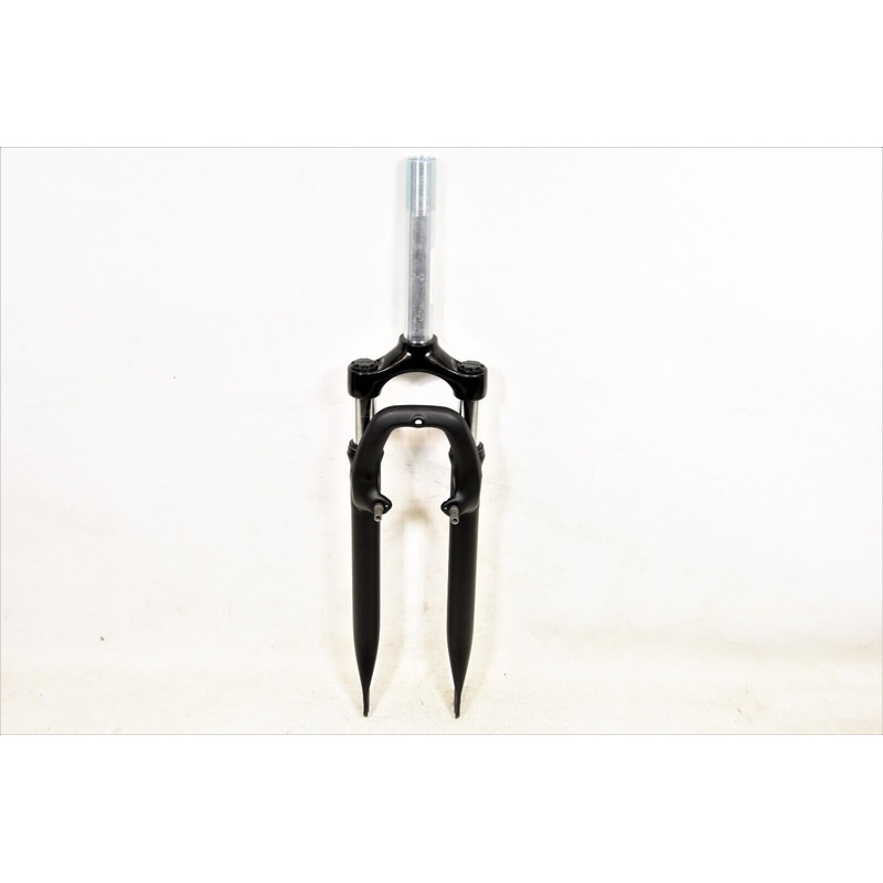 Zoom 700c Hybrid Bike Suspension Fork 1 1/8 Threaded Steerer 178mm V Brake Black