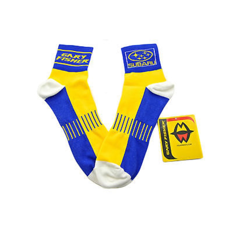 GARY FISHER SUBARU RACE TEAM ISSUE CYCLING SOCKS VINTAGE BUY 1 PAIR GET 1 FREE