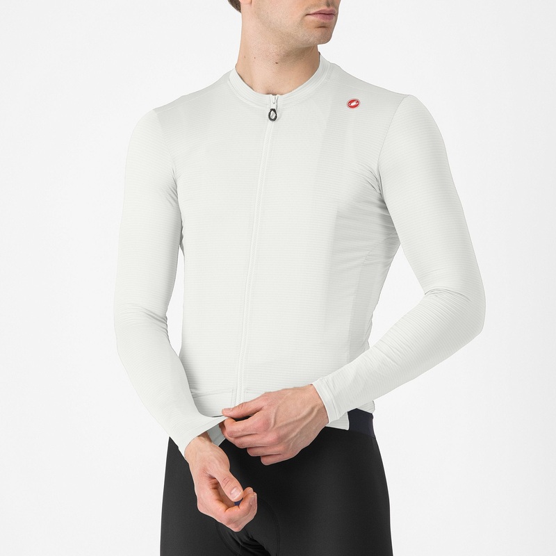 Maglia maniche lunghe Castelli Espresso – Bianco