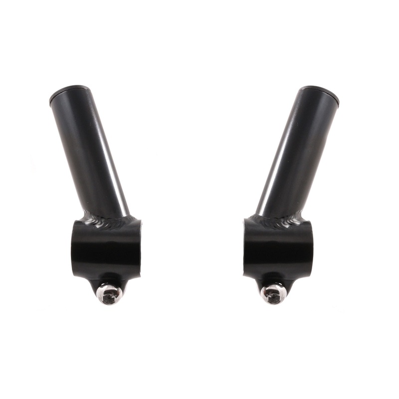 STUBBIES SHORT BAR ENDS BLACK CRANKED SHORTIE BIKE HANDLEBAR BAR-ENDS 50% OFF