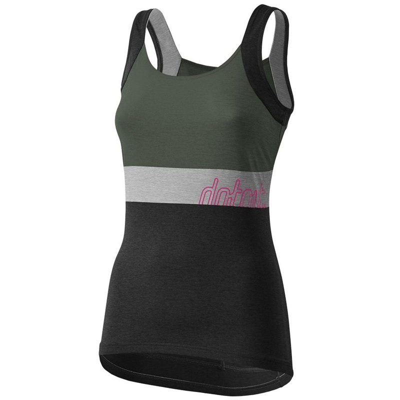 Top donna Dotout Crew Spaghetti – Verde