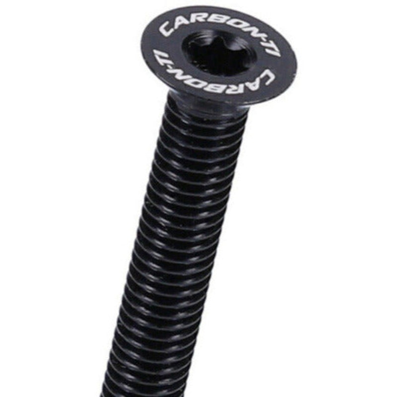 Vite di ricambio Carbon-Ti X-Cap TORX Logo – Nero