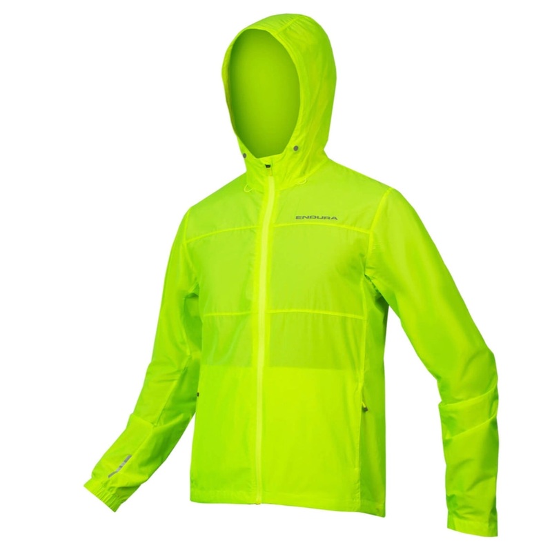 Endura Hummvee Windproof Shell Jacket L  Hi-Viz Yellow
