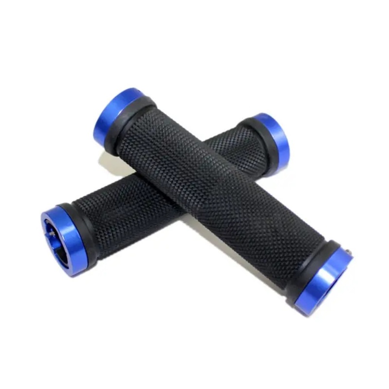 MTB Handle Anti-Skid Bicycle Grips Cuffs Bilateral Lock Silicone Cycling Grips