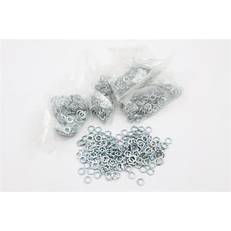 1000 x M6 STEEL SPRING WASHERS, WHOLESALE JOB LOT OF 5 BAGS OF 200, MANY USES