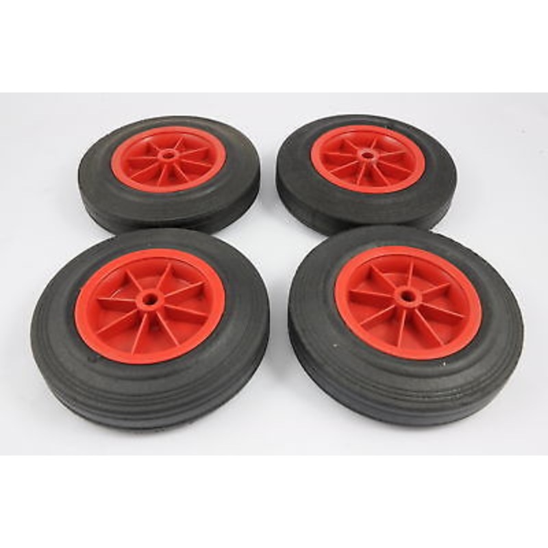 SET OF FOUR 8 WHEELS TRUCK,TRAILER,GOKART,TROLLEY,WHEELIE BIN,SCHOOL PROJECT