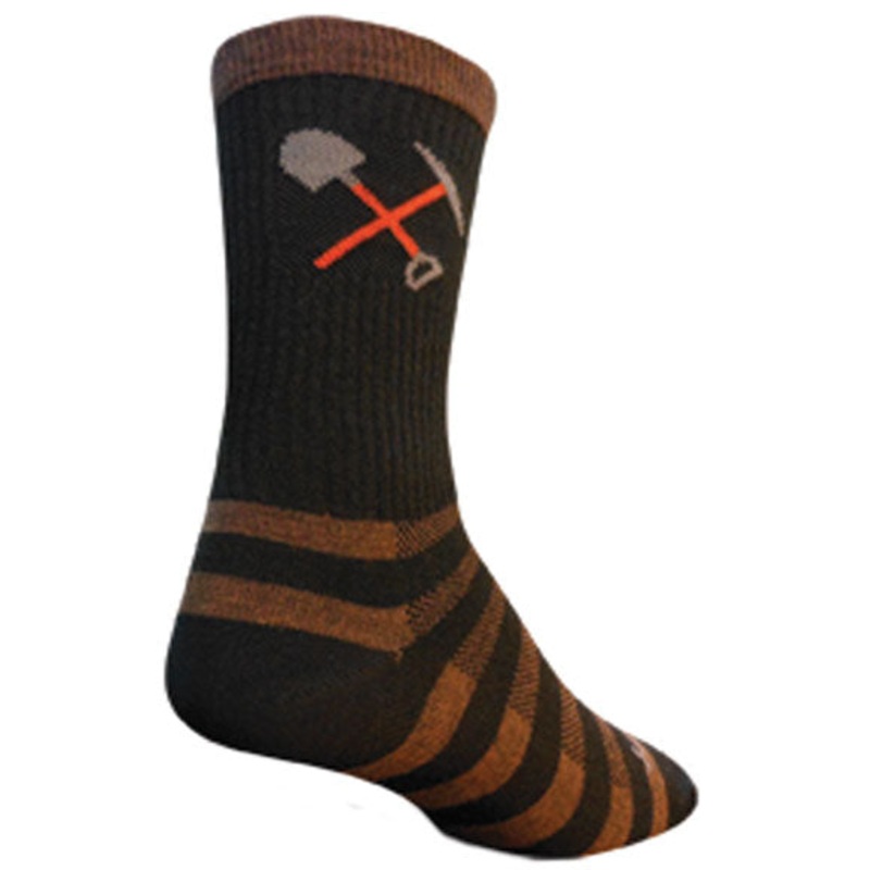 SockGuy Trail Maintenance Wool Socks – 6 Black Large/X-Large